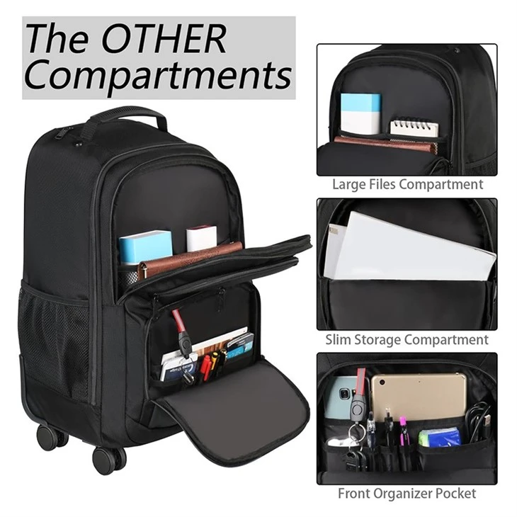 Heavy Duty Rolling Backpack factory